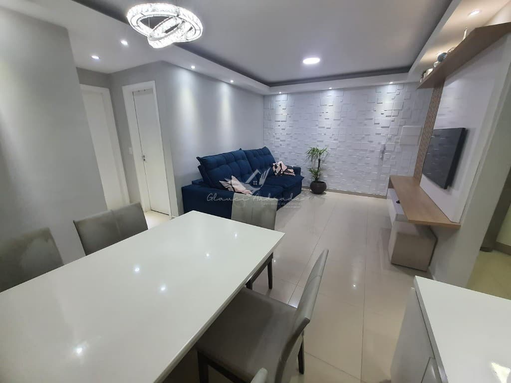 Venha conhecer o seu novo lar! Lindo apartamento com 2 quartos, 2 salas, 1 banheiro, 1 vaga de garag